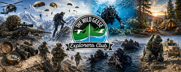 Wild Geese Banner The Wild Geese Explorers Club Challenge Coin