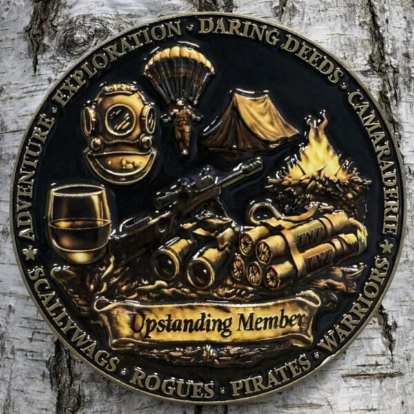wgec The Wild Geese Explorers Club Challenge Coin