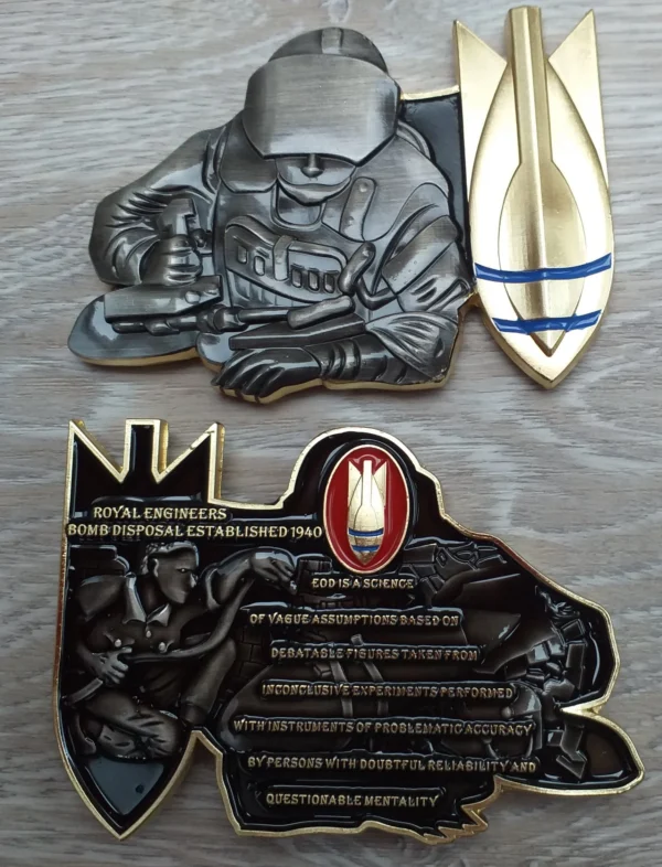 Royal Engineers Bomb Disposal (Explosive Ordnance Disposal) Challenge Coin