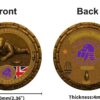 Purple Helmets Sapper EOD Challenge Coin (PRE ORDER)
