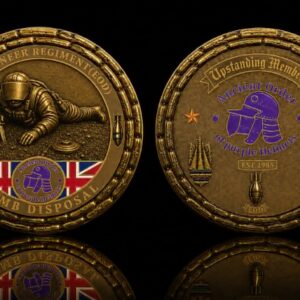 Purple Helmets Sapper EOD Challenge Coin (PRE ORDER)