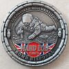 heod silver f Hard EOD Cafe Sapper EOD Challenge Coin (Silver)