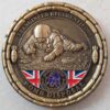 ph gold f Purple Helmets Sapper EOD Challenge Coin (Gold)