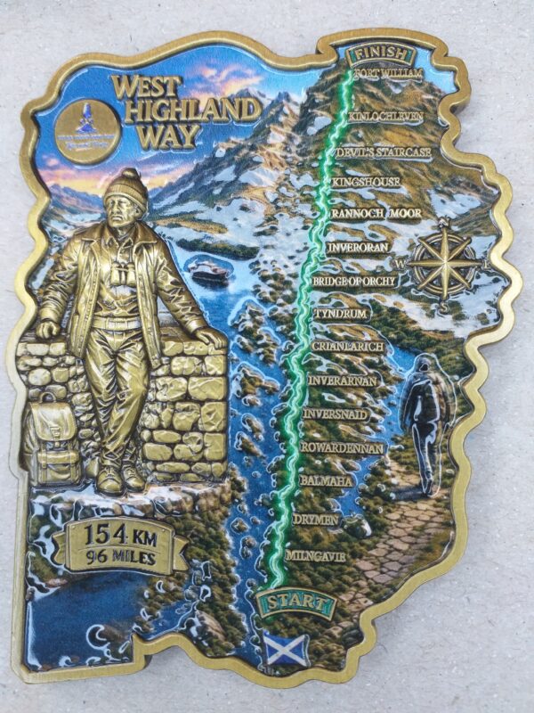 whw front West Highland Way Challenge Coin