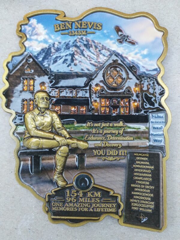whw rear West Highland Way Challenge Coin